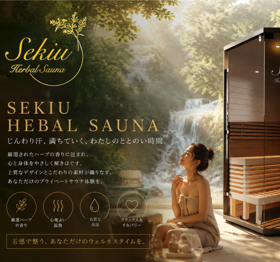 SEKIUハーバルサウナの利用イメージ