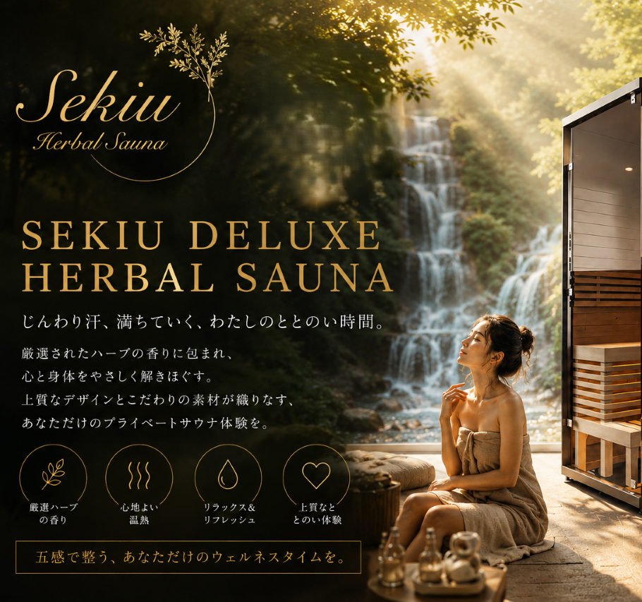SEKIUハーバルサウナの利用イメージ